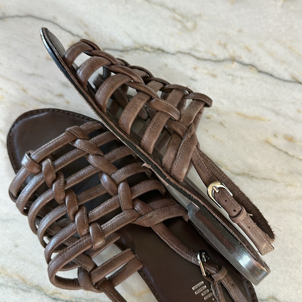 J Jill genuine leather sandals, size 10 absolute comfort - Picture 5 of 13